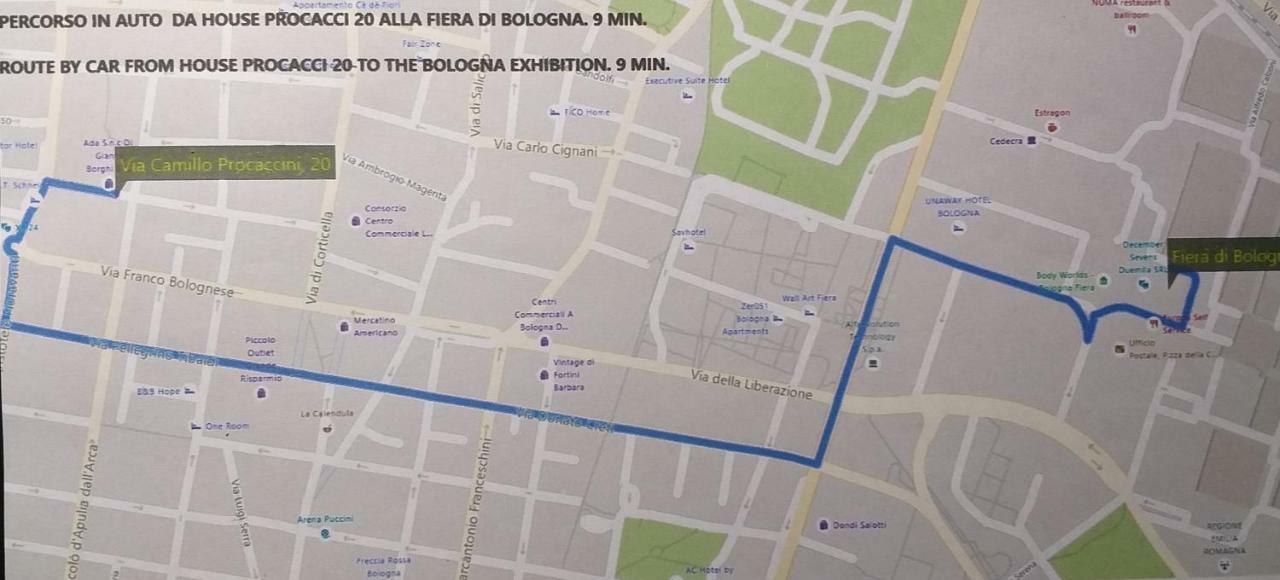 House Procaccini, 20 Apartment Bologna Luaran gambar